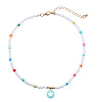 Fashion Cute Colorful Smiley Face Pendant Resin Collarbone Chain sku image 6