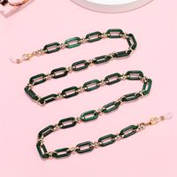 Retro Fashion Candy Color Acrylic Glasses Chain Mask Chain sku image 9