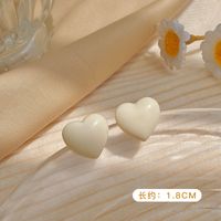 Fashion Yellow New Summer Female Simple Alloy Earrings sku image 1