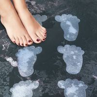 Transparent Ground Self-adhesive Long Foot Petal Protective Non-slip Stickers main image 5