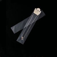 Transparent Plastic BagsAccessories Storage Bags Flat Mouth Opp Bags Wholesale Necklaces Sweater Chains Packaging Bags sku image 6