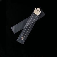 Transparent Plastic BagsAccessories Storage Bags Flat Mouth Opp Bags Wholesale Necklaces Sweater Chains Packaging Bags sku image 7