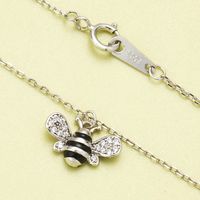 Collier Pendentif Abeille En Argent 925 main image 4