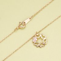 Fashion Simple Heart-shaped 925 Silver Necklace main image 4