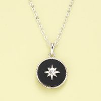 Fashion Classic Star Pendant 925 Silver Necklace sku image 1