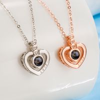 New Copper Creative 100 Languages I Love You Pendant Without Chain main image 1
