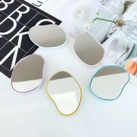 Color Edge Special-shaped Makeup Mirror Telescopic Airbag Bracket Folding main image 1