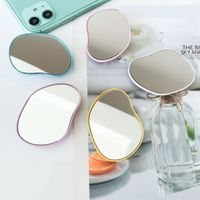Color Edge Special-shaped Makeup Mirror Telescopic Airbag Bracket Folding main image 3
