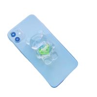 Cuteheart-shaped Bear Airbag Drop Glue Telescopic Folding Desktop Bracket main image 6