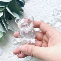 Transparent Crystal Bear Airbag Desktop Telescopic Folding Bracket Cute Simple main image 4