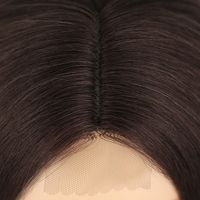 Ladies Wigs Lace In The Gradient Color Long Straight Hair Wigs Chemical Fiber Headgear main image 8
