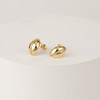 Nuevos Aretes De Cobre A La Moda De Oro Real De 14k Chapados En Oro De Latón main image 4