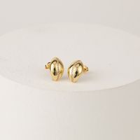 Nuevos Aretes De Cobre A La Moda De Oro Real De 14k Chapados En Oro De Latón main image 5