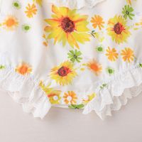 Cute Children's Clothing Rompers Chrysanthemum Print Jumpsuit main image 3