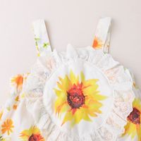 Cute Children's Clothing Rompers Chrysanthemum Print Jumpsuit main image 4