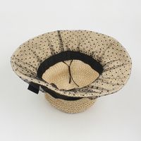 Fashion Straw Hat Lace Hat Simple Foldable Sun Hat main image 5