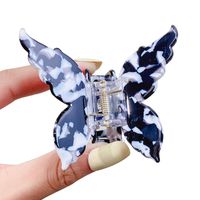 Marble Pattern Gradient Color Butterfly Catch Clip Shark Clip main image 6