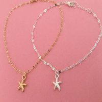 Simple Starfish Pendant Anklet Fashion Alloy Starfish Anklet main image 4
