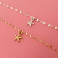 Simple Starfish Pendant Anklet Fashion Alloy Starfish Anklet main image 5