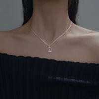 Retro Rose Geometric Ladies Hollow Three-dimensional Romantic Flower Alloy Necklace main image 4