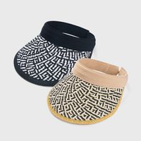 Fashion Top Hat Travel Sun Hat Simple Straw Woven Hat main image 3