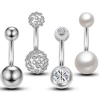 Simple Style Geometric Belly Ring main image 3
