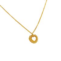 Mode Neue Titanstahlplattierte 18 Karat Gold Einfache Herzförmige Schlüsselbeinkette Mit Mikrodiamanten main image 6