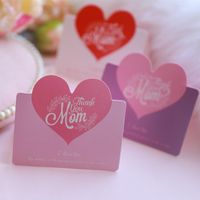 أزياء بطاقات المعايدة الإبداعية على شكل قلب بطاقات المعايدة عيد الأم main image 3