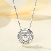 S925 Sterling Silver Heart-shaped Necklace Fashion Mother's Day main image 3