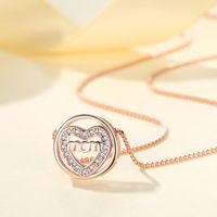 S925 Sterling Silver Heart-shaped Necklace Fashion Mother's Day main image 4