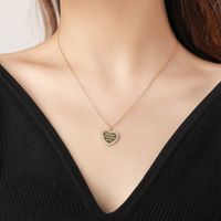 S925 Sterling Silver Heart-shaped Necklace Zircon Mother's Day main image 4