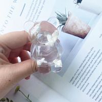 Transparent Crystal Bear Airbag Desktop Telescopic Folding Bracket Cute Simple sku image 2