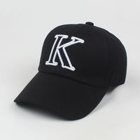 Fashion Peaked Cap Three-dimensional Embroidery K Letter Casual Sun Hat sku image 1