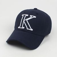 Fashion Peaked Cap Three-dimensional Embroidery K Letter Casual Sun Hat sku image 7