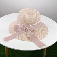 Modeband Einfache Schleife Normallack Hut Mit Großer Krempe sku image 2