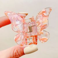 Marble Pattern Gradient Color Butterfly Catch Clip Shark Clip sku image 4