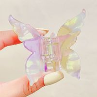 Marble Pattern Gradient Color Butterfly Catch Clip Shark Clip sku image 6