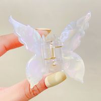 Marble Pattern Gradient Color Butterfly Catch Clip Shark Clip sku image 7