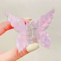 Marble Pattern Gradient Color Butterfly Catch Clip Shark Clip sku image 9