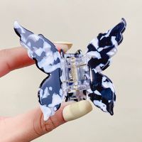 Marble Pattern Gradient Color Butterfly Catch Clip Shark Clip sku image 10