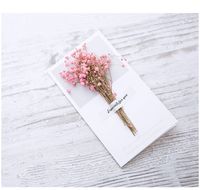 Fashion Gypsophila Dried Flower Greeting Card Mother's Day Greeting Card sku image 10