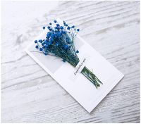 Fashion Gypsophila Dried Flower Greeting Card Mother's Day Greeting Card sku image 12