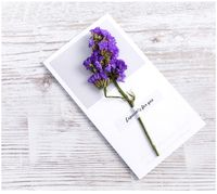 Fashion Gypsophila Dried Flower Greeting Card Mother's Day Greeting Card sku image 16