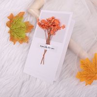 Fashion Gypsophila Dried Flower Greeting Card Mother's Day Greeting Card sku image 6