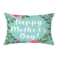 Fashion Mother's Day Waist Pillowcase Cushion Cover Sofa Car Pillowcase sku image 14