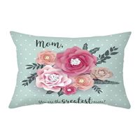 Fashion Mother's Day Waist Pillowcase Cushion Cover Sofa Car Pillowcase sku image 20