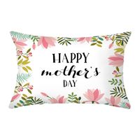 Fashion Mother's Day Waist Pillowcase Cushion Cover Sofa Car Pillowcase sku image 25