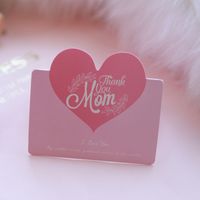 Fashion Creative Heart-shaped Greeting Card Mother's Day Greeting Card sku image 3