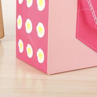 Cartoon Children's Day Gift Tote Bag Cute Pink Rabbit Folding Gift Paper Bag main image 4