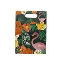 Red Flamingo Gift Bag Wholesale Clothing Portable Sticker Gift Bag main image 6